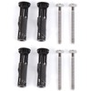 Universal Toilet Seat Bolts and Screws,Quick Release Top Hinge Fixings,Easy