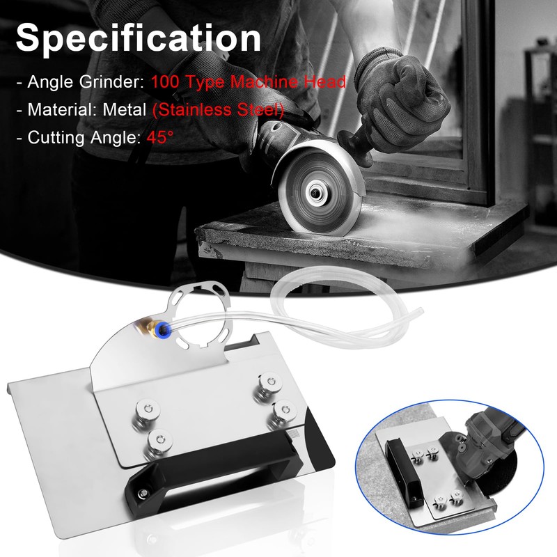 Angle Grinder Stand Set, 6pcs for Tile 45° Chamfer Cutting,