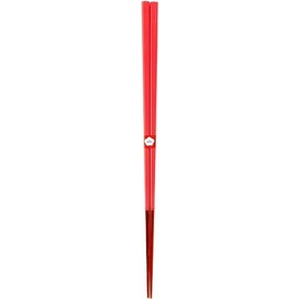Kawai 104690 Kawai Musical Instrument Seisakusho Kawai "Chopsticks Made in Japan", Japanese Traditional Color Chopsticks Deep Scarlet, 9.1 inches (23 cm)