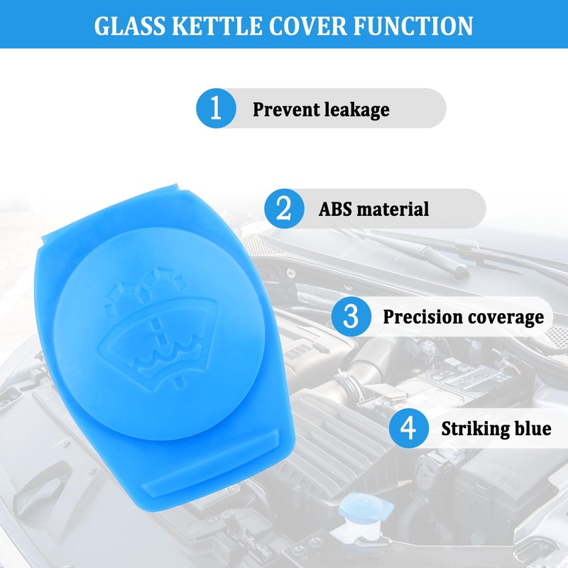 Washer Fluid Cap,OEM#3Q0955455 Windshield Wiper Fluid Cap,Essential Car Accessories Windshield