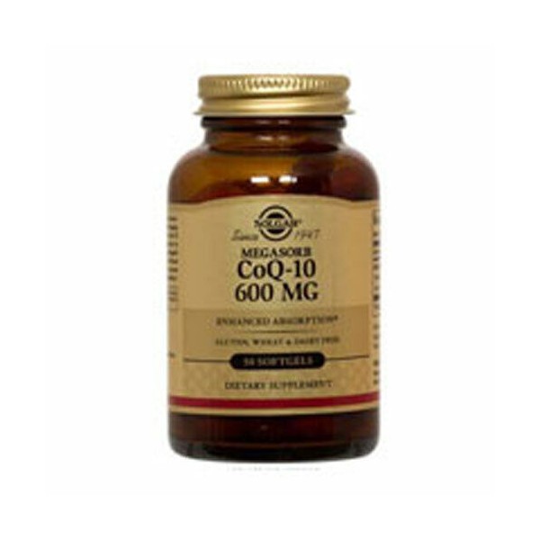 Megasorb CoQ-10 30 S Gels 600 mg by Solgar