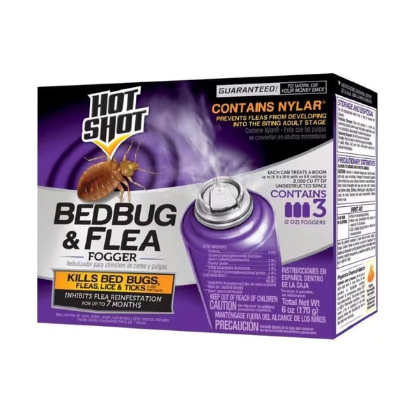 HOT SHOT Hot Shot Bedbug & Flea Fogger For Insects,