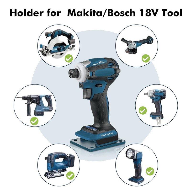 10 Packs Tool Holder Mount for Makita 18V 14.4V Power