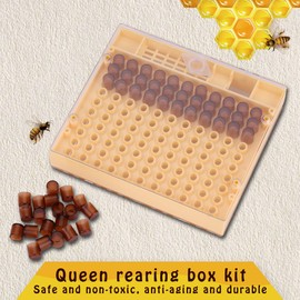 Queen Bee Breeding Case for Beekeeping, 20 Pieces, Beekeeping Equipment, Protective Cage, Breeding Stick, Cell Cup Kit, Tool, Queen Bee Growing System, Beekeeping Equipment, Bee Catcher, Beehive
