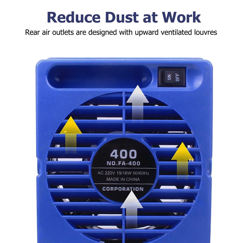 Fume Extractor Fan, Portable Solder Smoke Prevention Absorber, DIY Working