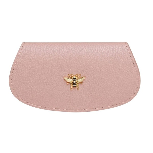 Alice Wheeler Bee Pink Glasses Case