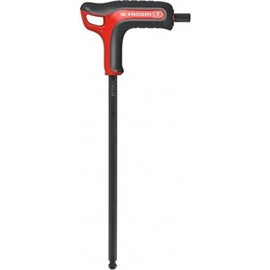 Facom 84tzsa 7 Keys Hex Ball Head Pin Wrench, Red/Black, 7 mm