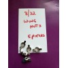 Unbranded LOT OF (5) 8/32 WING NUTS  (NOS) 8-32 WING NUTS