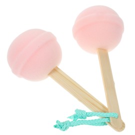 TOVINANNA Elegant 2pcs Bath Sponges Shower Exfoliating Cleaning Tools Soft for Home Travel Random