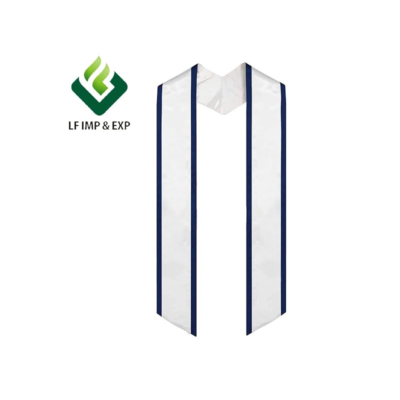 Wholesale Graduation Stole With Trim in Various ColorsSize: 72", Color: