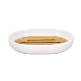 Kleine Wolke Timber Soap Dish White