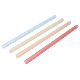 FACKELMANN Reusable Drinking Straws - Reusable Straws for Smoothies, Milkshakes and Bubble Tea, 30-Piece Set - Dishwasher Safe, Blue, Apricot, Pink, Yellow