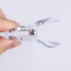 Z ZICOME 30 Pack Plastic Clear Clips Clamps, 1-1/2 Inch