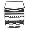 Console AC CD Panel Cover Carbon Fiber Conditioner Switch Decorative
