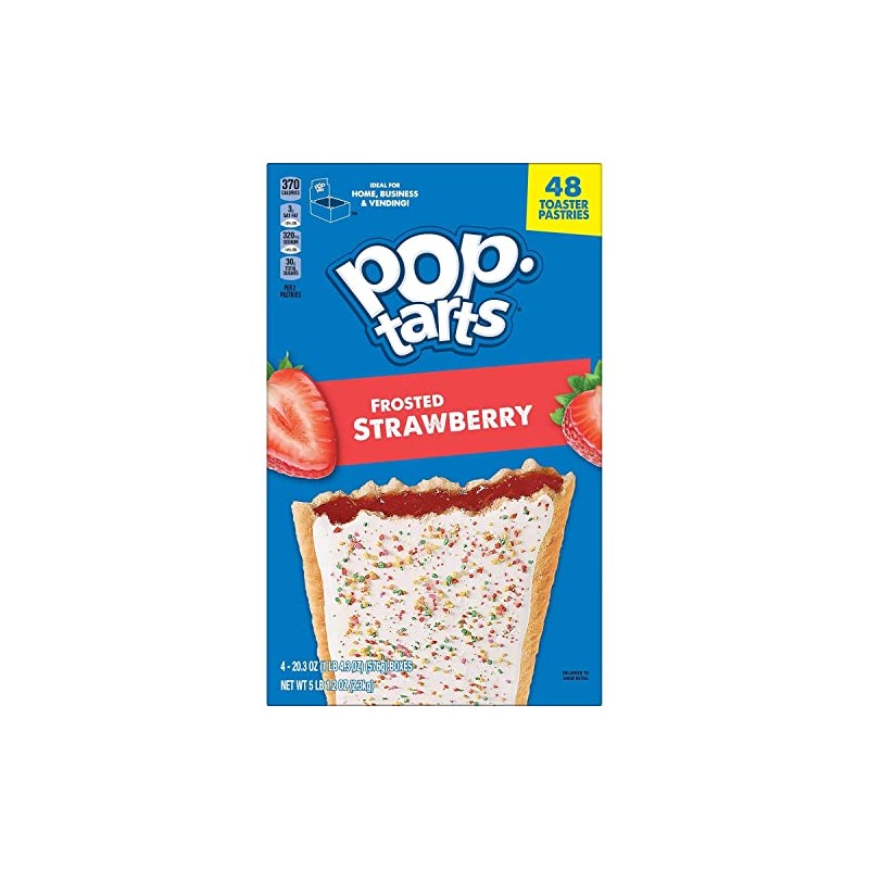 Kellogg's Pop-Tarts, Frosted Strawberry (48 Count)