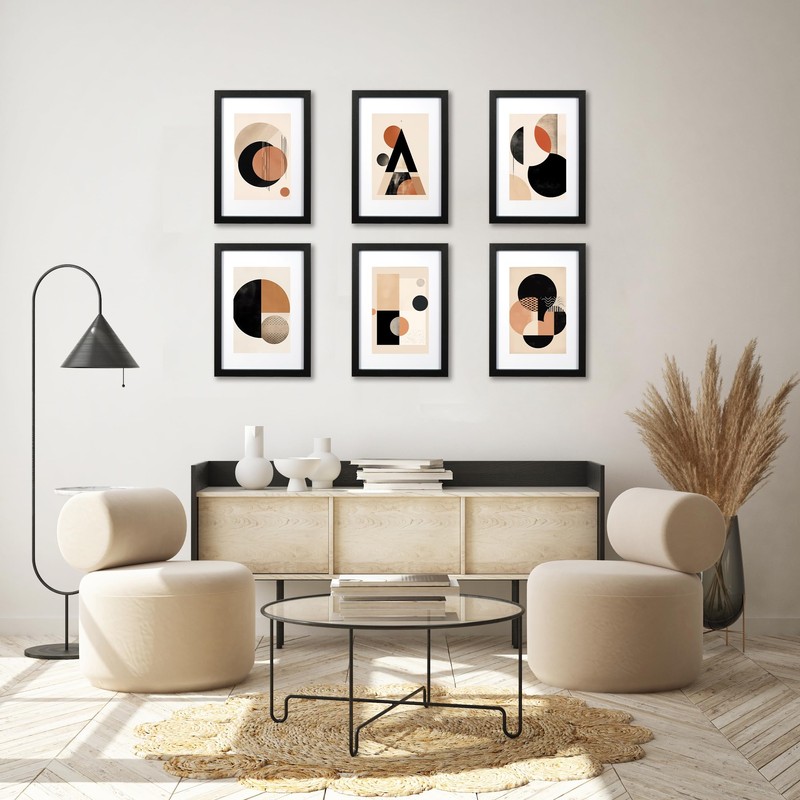 Scholar Tree A5 Black Frame, 3 Pack A5 Picture Frame,
