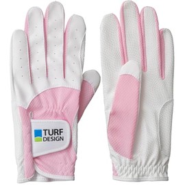 Two Hand Gloves, multicolor (white / pink)