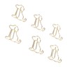 100pcs Dog Shape Paper Clips Improved Slip Resistance Rust Proof