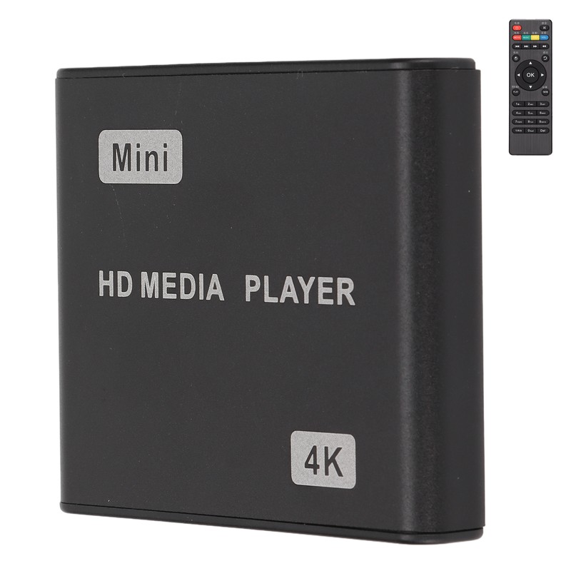 4K HD Media Player Mini Streaming Media Player with Remote