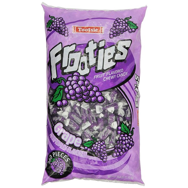 Tootsie Rolls Frooties Grape Candy (360 Count), 38.8oz