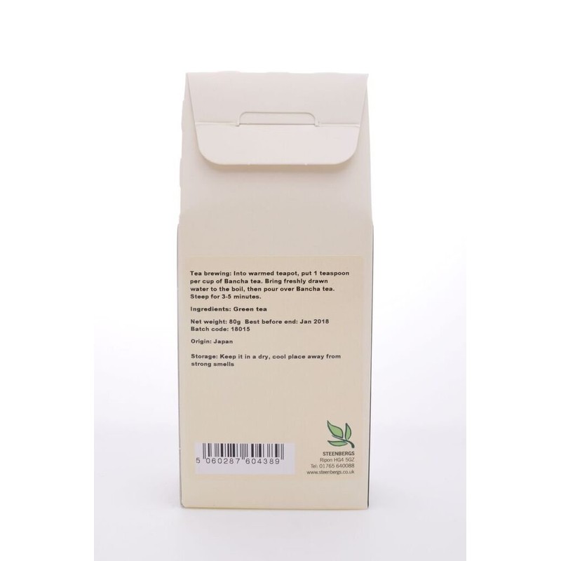 Steenbergs Bancha Green Tea Loose Leaf 50g