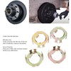 Trailer Spindle Nut Retainer, 4Pcs Metal Trailer Wheel Spindle Nut
