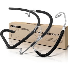 A-Premium Power Steering Hose Pressure & Return Hose Line Assembly Compatible with Chevy Silverado 1500 2500 HD GMC Sierra 1500 HD 2500 3500 3-PC Set