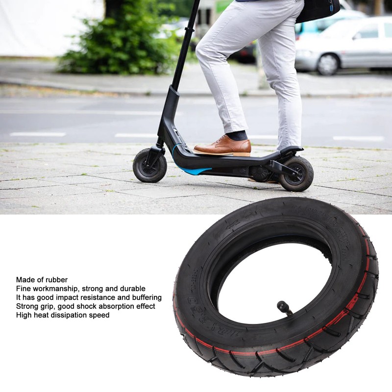 Scooter Inner Outer Tire Anti Shock 10 X 2.50 Rubber