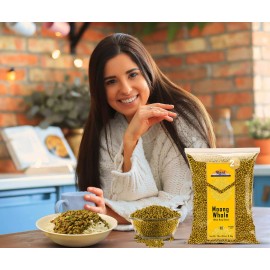 Rani Moong Whole (Ideal for cooking & sprouting) Lentils Indian 2lbs (32oz)
