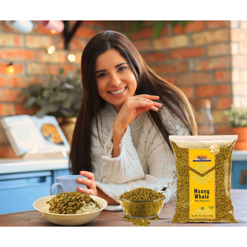 Rani Moong Whole (Ideal for cooking & sprouting) Lentils Indian