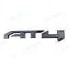 GMC 1PC Gloss Black Rear Tailgate AT4 Emblem Badge Fit