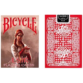 Bicycle AEsir Viking Gods Deck (Red) by US Playing Card Company