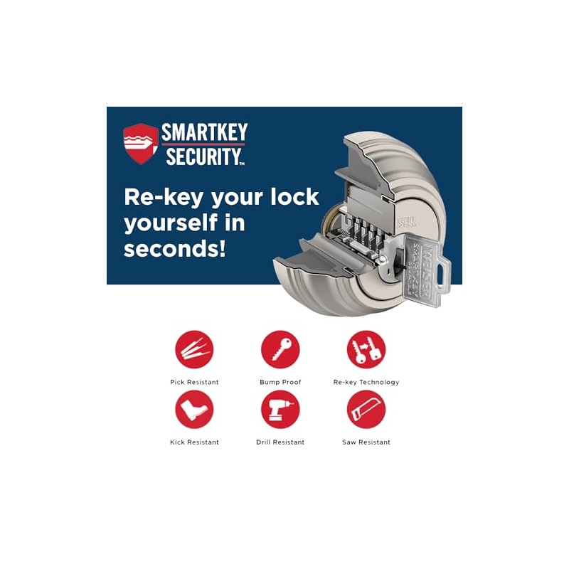 Weiser SmartKey Re-Key Kit, Re-Key Kit for Weiser SmartKey Deadbolt