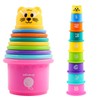 PHYLES 9-Piece Stacking Cups Children's Stacking Tower Stacking Cube Baby