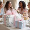 WRAPLULU Floral Wedding Wrapping Paper Roll - 17.5 Inches *