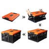 Mymazn Trunk Organizer Plastic for Car, Crate Storage Collapsible Car