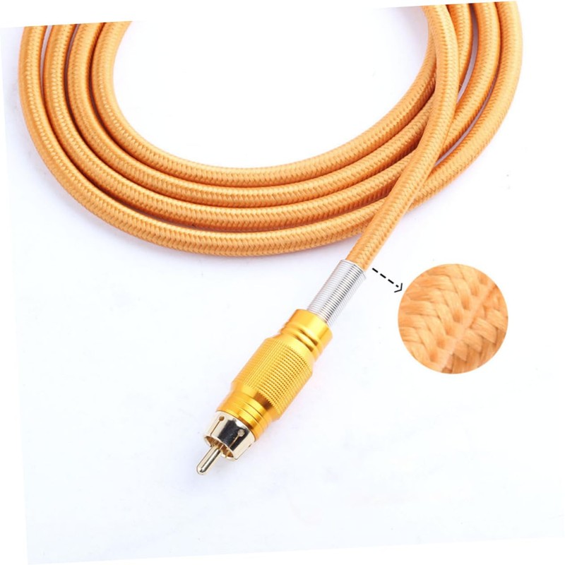 Professional Cable for Tattoo Machines Orange High Quality Flexible Cable