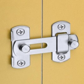 Stainless Steel Hasp Door Lock Locking Device 3ea