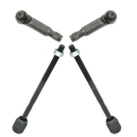 TRQ Front Inner & Outer Tie Rod Kit Set of 4 Compatible with Ford Mercury Lincoln New