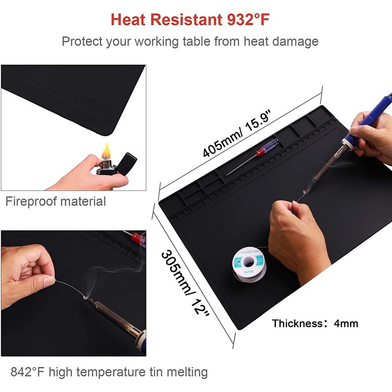 Premium Heat Resistant 932°F Anti Static Mat, HPFIX ESD Mat