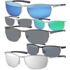 Men's Sun Glasses Designer Sport Biker Metal, Black