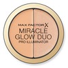 Max Factor Miracle Glow Duo Pro Illuminator, Creamy Highlighter, 2-Medium