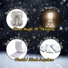 Pre-lit Gold Christmas Bow - Flashing, Dimmable LEDs, Timer,Remote Control,