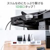 Sanwa Direct 700-TAP044-5W Power Strip, 10 Socks, 16.4 ft (5