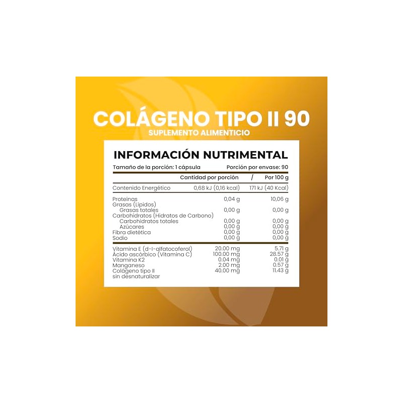 Olnatura Just Colágeno Tipo Cápsulas Fórmula Vitamina Magnesio Suplemento Alimenticio