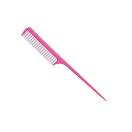 New Delrin Ring Comb, No.1 in Length, Hot Pink