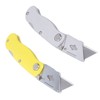 2 Pcs Folding Utility Knife Aluminum Alloy Industrial Grade Outdoor