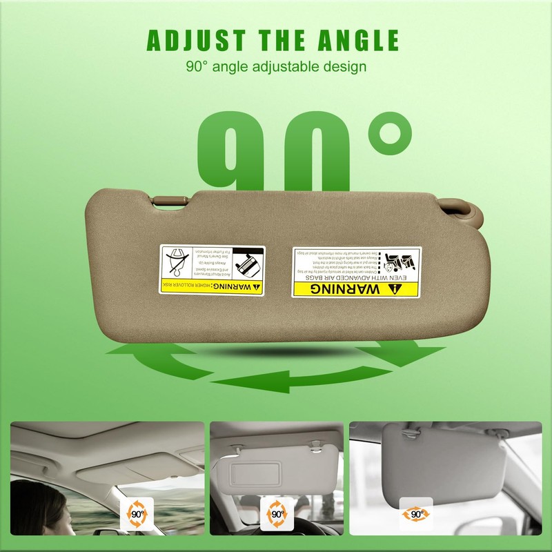 Left Driver Side Sun Visor for Honda CRV 2017 2018