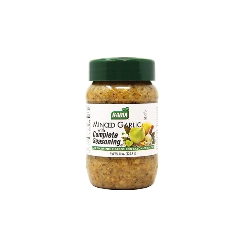Ajo Picado 8 Oz con Condimento Completo
