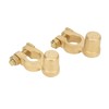 2PCS Battery Terminal Connectors Brass Negative Positive Car Battery Cable